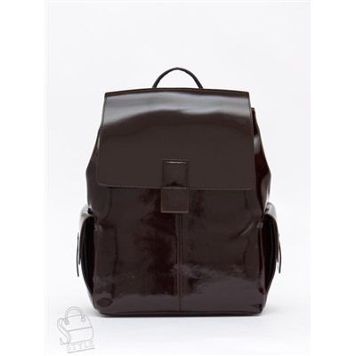 Рюкзак женский кожаный 18337-8 coffee Polina&Eiterou  в Новосибирске