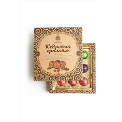 Конфеты "Кедровый грильяж" ассорти яблоко, шишка, черёмуха 120г ЭКОПРОДУКТЫ, 1183479