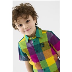 Рубашка текстильная для мальчиков PLAYTODAY, 1239617