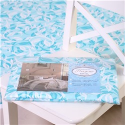 Постельное бельё 1.5-спальное «Атра. Вьюнок» бирюзовый, бязь