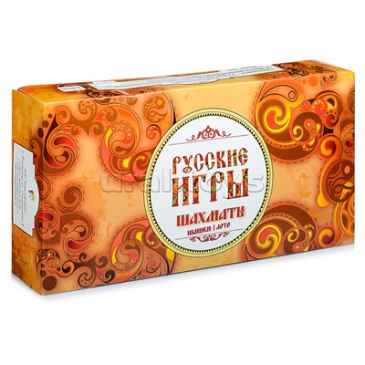 Набор "Русские игры" (шахматы, шашки, лото (бочонок из древопласта), доска из микрогофры)