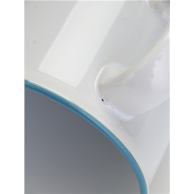 УЦЕНКА Кружка керамическая новогодняя «Зимние коньки», 530 мл