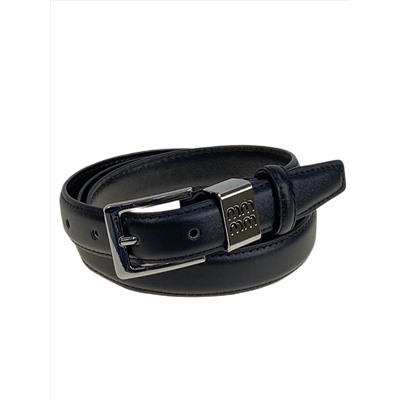 Ремень женский из искусственной кожи, цвет черный