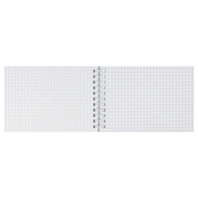 Блокнот на спирали А5 60л клетка Синий для конференций 8589 BG