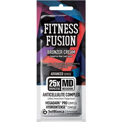 SolBianca Fitness Fusion 25х  Крем-автозагар с кофеином, экстрактами арники и папайи 15 мл