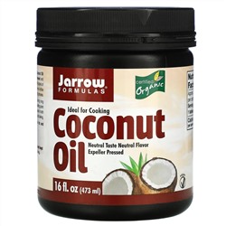 Jarrow Formulas, органическое кокосовое масло, отжатое шнековым прессом, 473 мл (16 жидк. унций)
