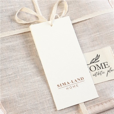 Набор кухонный SL HOME Gloomy: варежка 20×28 см, прихватка 19×19 см, лён 100%,180 г/м²