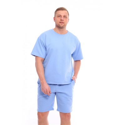 Комплект с шортами Бриз 27 (Голубой)