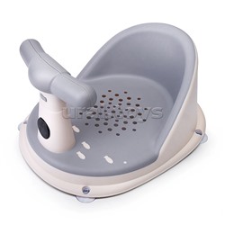 Детский стульчик - сиденье с термометром (серый)