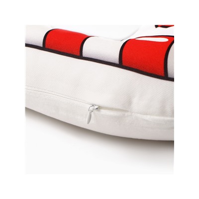 Подушка Этель «Candy cane» 28×36 см, 100 п/э, велюр