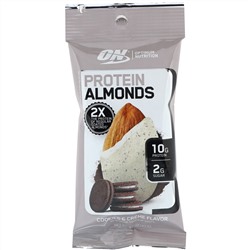 Optimum Nutrition, Protein Almonds, Cookies & Creme, 12 Packets, 1.5 oz (43 g) Each