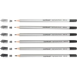 Набор карандашей  ACMELIAE ArtMate  6 шт. (2H,HB,2B,4B,6B,8B) блистер