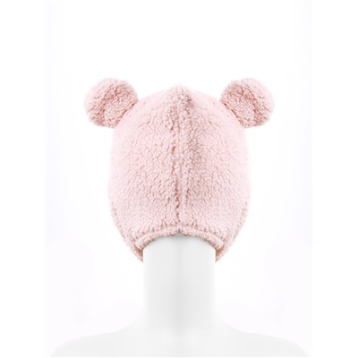 Шапка ушанка детская «Крошка Я», размер 48-50, пудровая