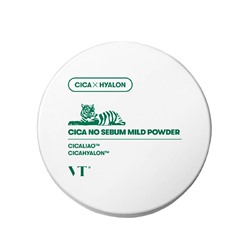 VT Cosmetics Рассыпчатая пудра с центеллой от жирного блеска Cica No Sebum Mild Powder