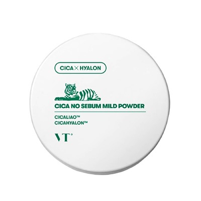VT Cosmetics Рассыпчатая пудра с центеллой от жирного блеска Cica No Sebum Mild Powder