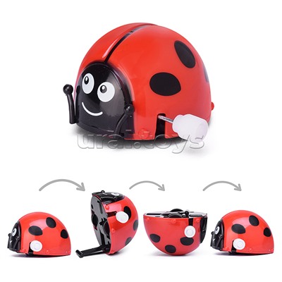 Заводная игрушка "Божья коровка" в пакете