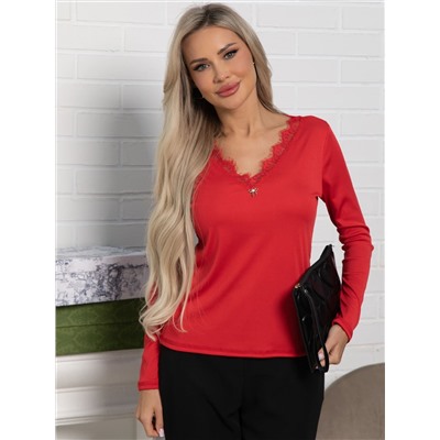 Блуза Новелла (красная) Б15490-24М