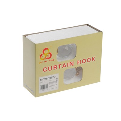 Держатель для штор «ТУНДРА» KS008, однорожковый, цвет золото, набор 2 шт.