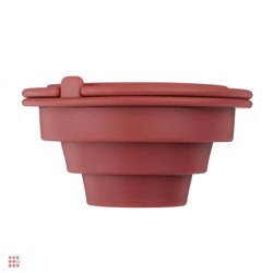 Ситечко для кружки с крышкой, 9,4х5см, силикон