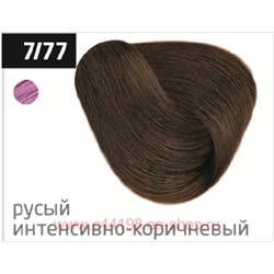 OLLIN PERFORMANCE  7/77 русый интенсивно-коричневый 60мл Перманентная крем-краска для волос
