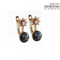 Серьги с кристаллами Swarovski