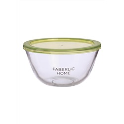 Миска из термостойкого стекла с крышкой, 1 л