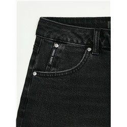 Актуальная коллекция CONTE CON-790 Чёрные джинсы slim с эффектом потёртостей из eco-friendly денима