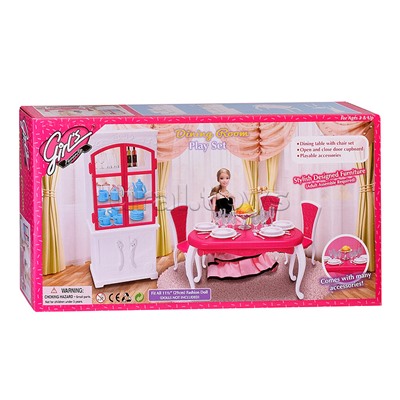 Набор мебели для кукол "Ванная комната" в коробке