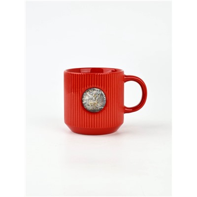 Кружка новогодняя керамическая «Зимний лес», 350 мл