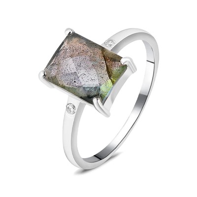 Кольцо, лабрадорит, Юкка