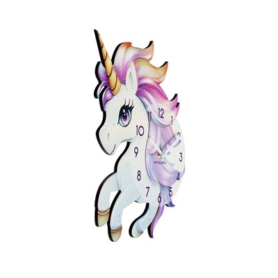 УЦЕНКА Часы настенные «Gelato», единорог, интерьерные, детские, плавный ход, d=33.5 см