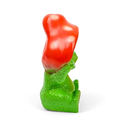 Садовая фигура из гипса «Лягушка улыбка под мухомором», 27.5×12×23.5 см