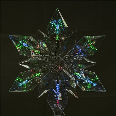 Электрогирлянда-наконечник "Звезда" светящаяся, цветная