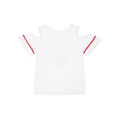 Фуфайка трикотажная для девочек (футболка)