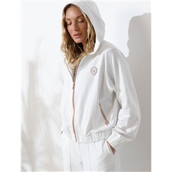 Худи на молнии из петельчатого футера двухнитки с эластаном без начеса