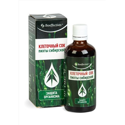 Сок клеточный пихты сибирской концентрированный 100 мл.