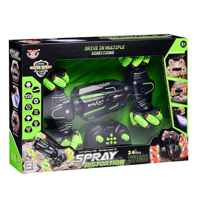 Машина "Яркий трюк" р/у, 27 MHz, в коробке