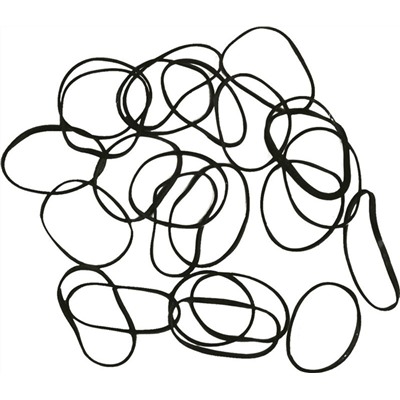 Dewal Резинки для волос силиконовые mini RES036, черный, 100 шт. 11915