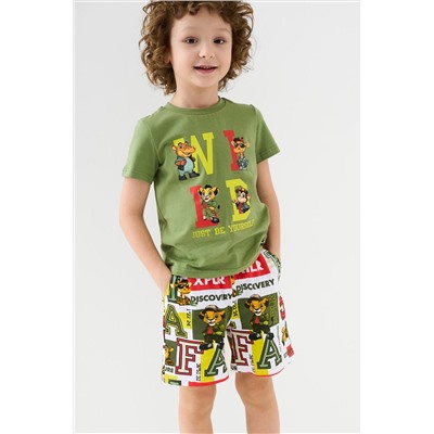 Комплект трикотажный для мальчиков: фуфайка (футболка), шорты PLAYTODAY, 1239803