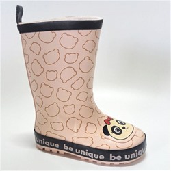 80-520A роз Сапоги резиновые для девочек (27-32)/12