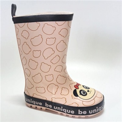 80-520A роз Сапоги резиновые для девочек (27-32)/12