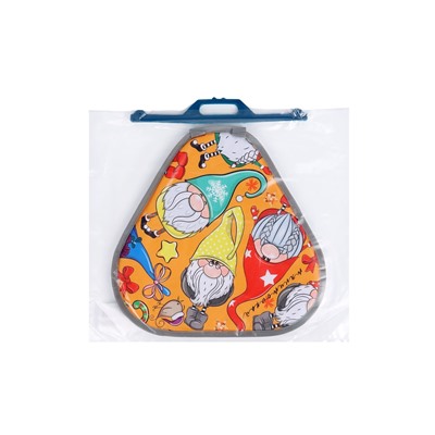 Ледянка мягкая Gnome, треугольная, d=41 см, толщина 1.2 см, рисунок МИКС