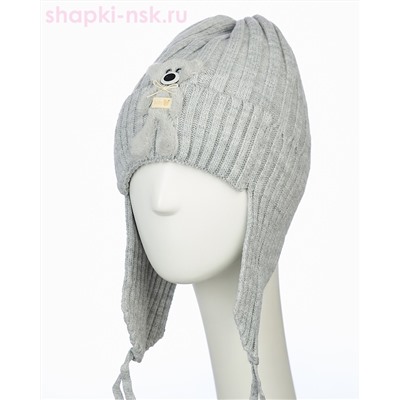 01-29-R Ушанка для девочки флис (48-52)