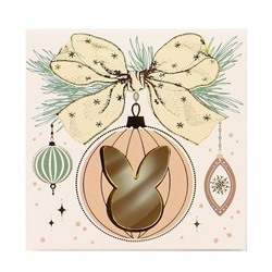 Развивающий тактильный мячик M&B «Зайка на шаре», 1 шт.