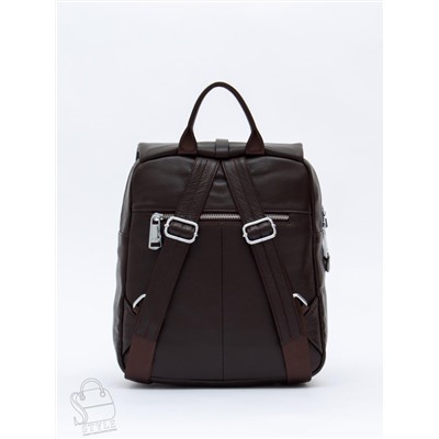 Рюкзак женский кожаный 18297 coffee  Polina&Eiterou