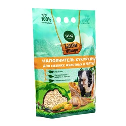 Наполнитель кукурузный для мелких животных и рептилий, 5 л, LITTLE VILLAGE-Triol