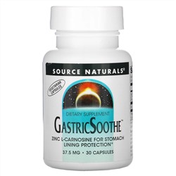 Source Naturals, GastricSoothe, 37,5 мг, 30 капсул
