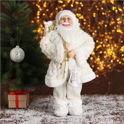 Дед Мороз под ёлку «Зимнее волшебство. В шубке с подарками» 45 см