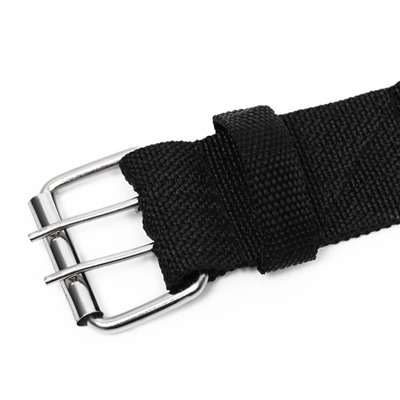 Ошейник четырехслойный, 65×4 см, ОШ 54-60 с, с вертлюгом, полиэстер, чёрный