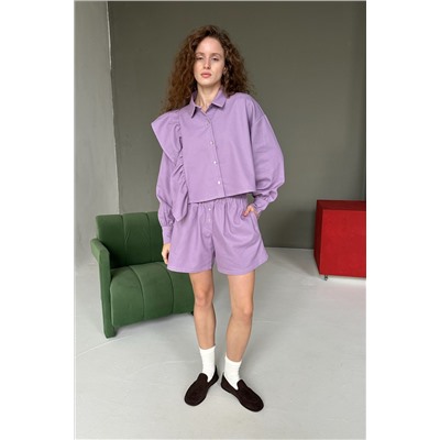 Костюм джинс  DENIM064/02/Лавандовый